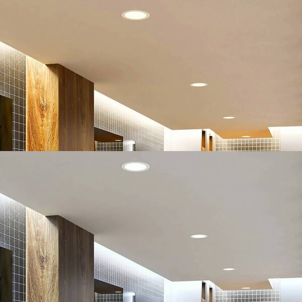  Prios Prios Led Recessed Spotlight Rida, White. ø 23 Cm, 25w, Cct, Ip44 