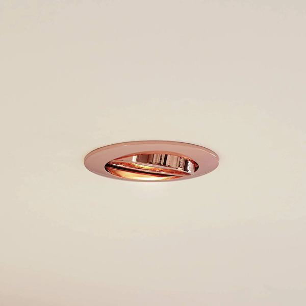  Prios Prios Recessed Ceiling Light Fibur, Copper, Aluminium, ø 8.2 Cm 