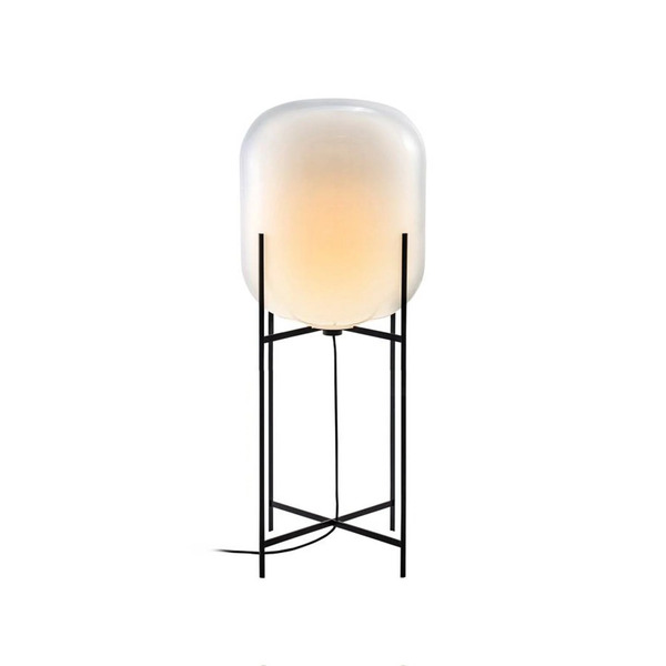 Pulpo Pulpo Floor Lamp Oda In Between, White/black, Height 111 Cm 