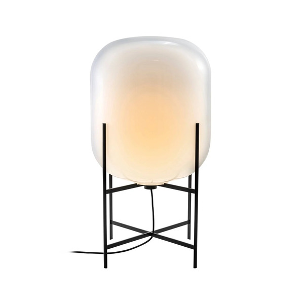  Pulpo Pulpo Floor Lamp Oda Medium, White/black, Height 85 Cm 