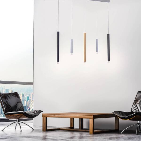  Pure Pure Gemin Led Pendant Light, 5-bulb Mix 