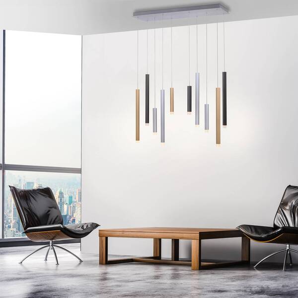  Pure Pure Gemin Led Pendant Light, 10-bulb Mix 
