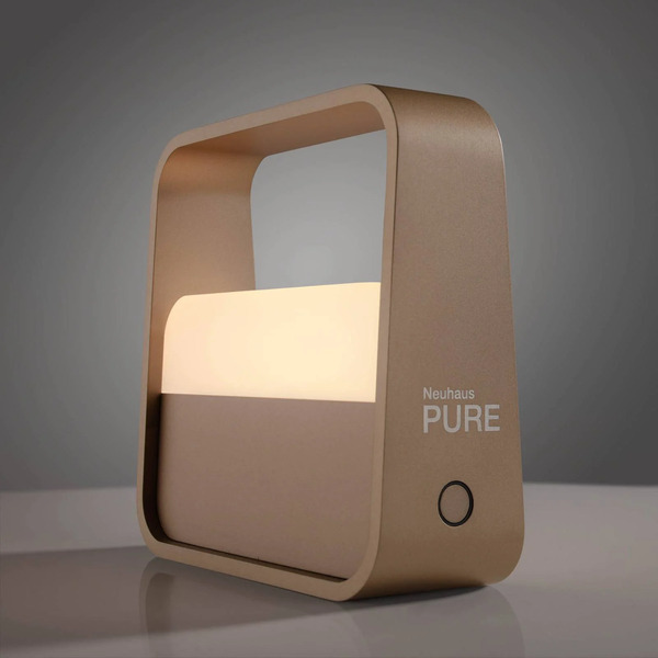  Pure Pure Go Led Rechargeable Table Lamp, Bronze, Aluminium 