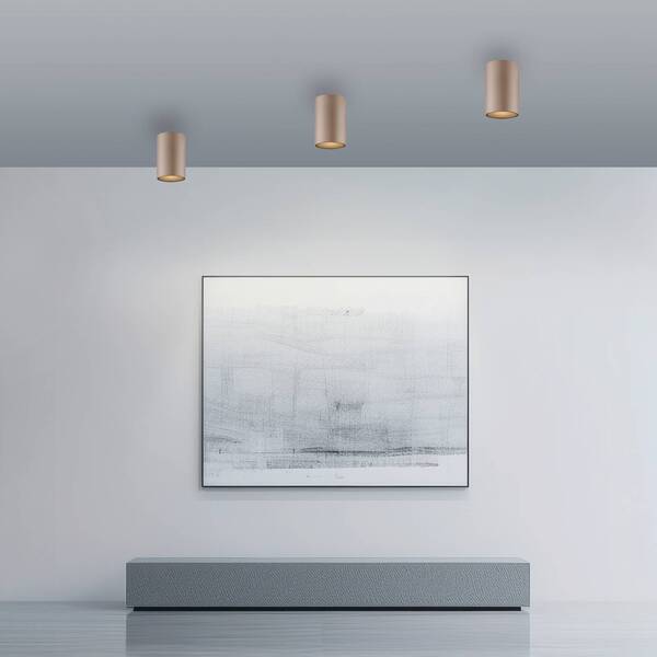  Pure Pure Led Bathroom Ceiling Lamp Point, Bronze-coloured, ø 6 Cm, Ip44 