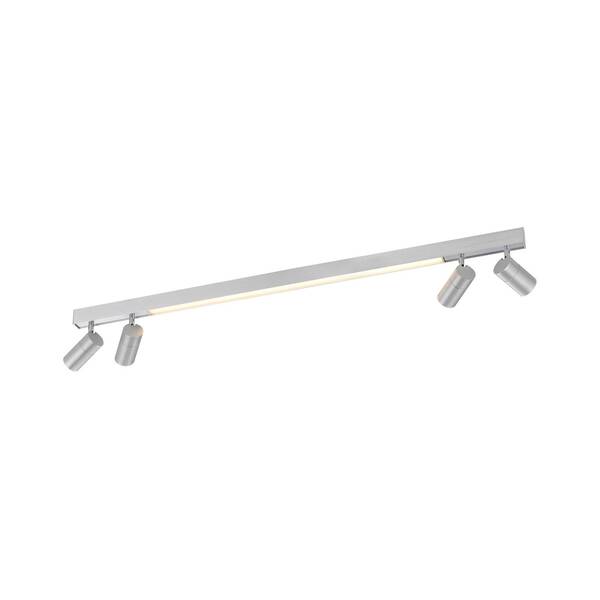  Pure Pure Led Ceiling Lamp Lines, 120 Cm, Silver, Remote Control 