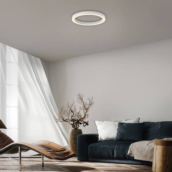  Pure Pure Led Ceiling Lamp Lines, ø 50 Cm, White Cct, Remote Control 