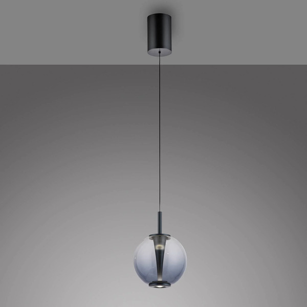  Pure Pure Led Hanging Light Infinity, Grey/smoke Grey, ø 18 Cm, Cct 