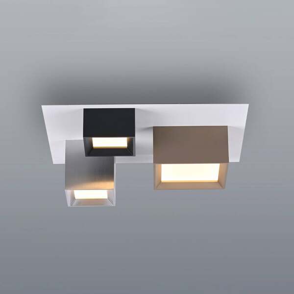  Pure Pure Manhattan Led Ceiling Lamp, Multicoloured, 3-bulb, Cct 
