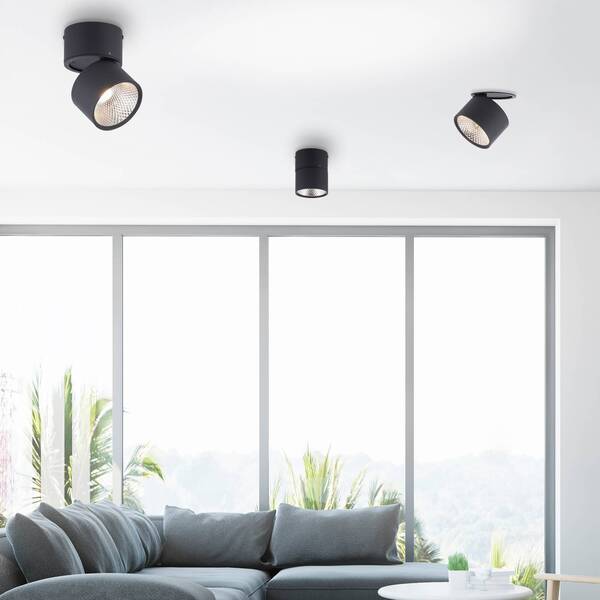 Pure Pure Nola Led Ceiling Light 1-bulb Black 