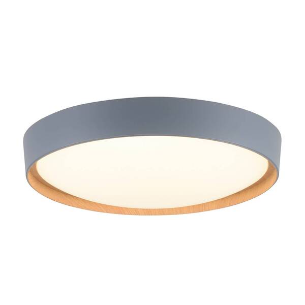  Q-smart-home Q-smart-home Paul Neuhaus Q-emilia Led Ceiling Light, Grey/wood 