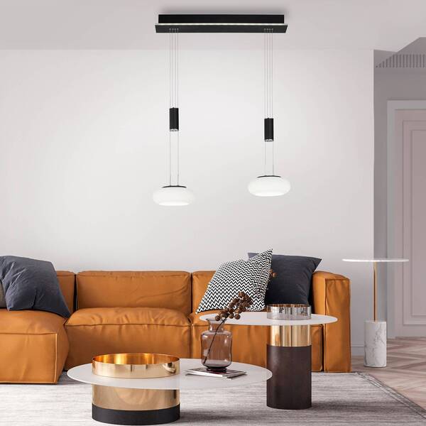  Q-smart-home Q-smart-home Paul Neuhaus Q-etienne Led Hanging 2-bulb, Black 