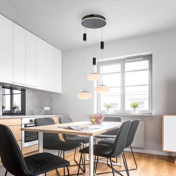  Q-smart-home Q-smart-home Paul Neuhaus Q-etienne Led Hanging Circular, Black 