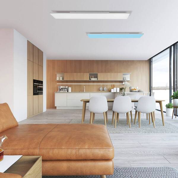  Q-smart-home Q-smart-home Paul Neuhaus Q-frameless Ceiling Lamp Rgbw 120x30cm 