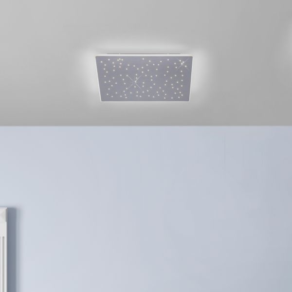  Q-smart-home Q-smart-home Paul Neuhaus Q-nightsky, Led Ceiling Lamp, 60x60cm 