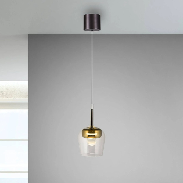  Q-smart-home Q-smart-home Paul Neuhaus Smart Led Pendant Light Q-kon Gold-coloured ø 21 Cm 