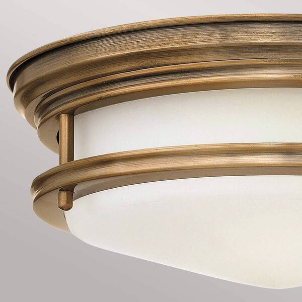  Quintiesse Quintiesse Hadrian Outdoor Ceiling Light, Bronze/opal White 