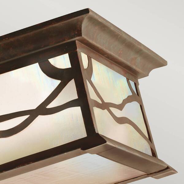  Quintiesse Quintiesse Morris Outdoor Ceiling Light, Copper 