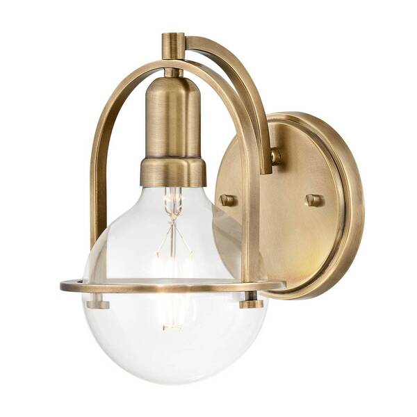 Quintiesse Quintiesse Somerset Wall Light, One-bulb, Brass 