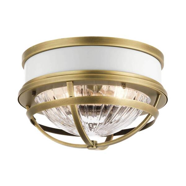 Quintiesse Quintiesse Tollis Ceiling Light, Brass/clear, ø 30.5 Cm 