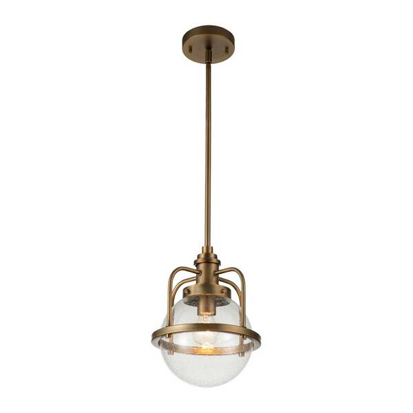  Quintiesse Quintiesse Tricocent Pendant Light, Brass/clear, One-bulb 