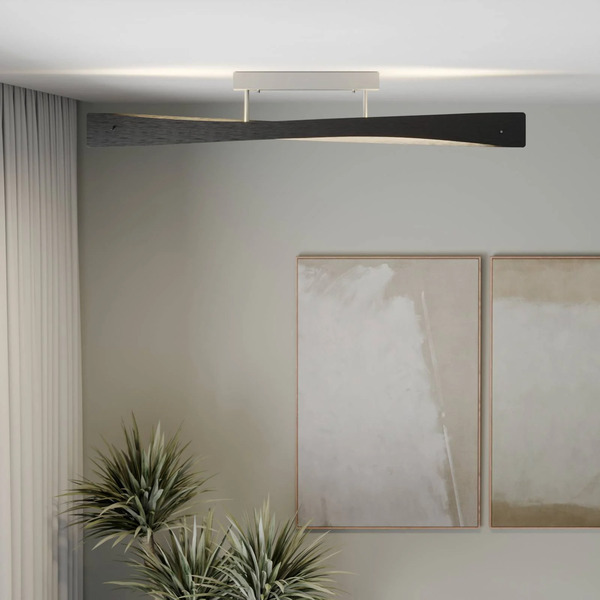  Quitani Quitani Led Ceiling Lamp Lian, Black/aluminium 