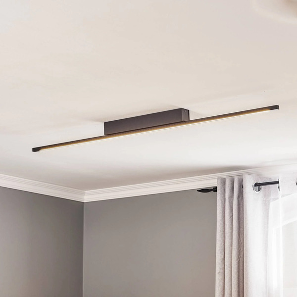  Quitani Quitani Led Ceiling Light Tolu, Black, 118 Cm 