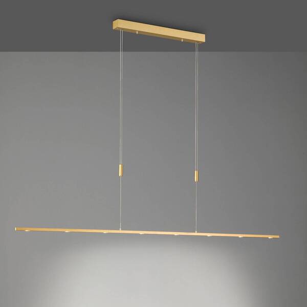  Quitani Quitani Led Hanging Light Tolu, Length 179 Cm, Brass 