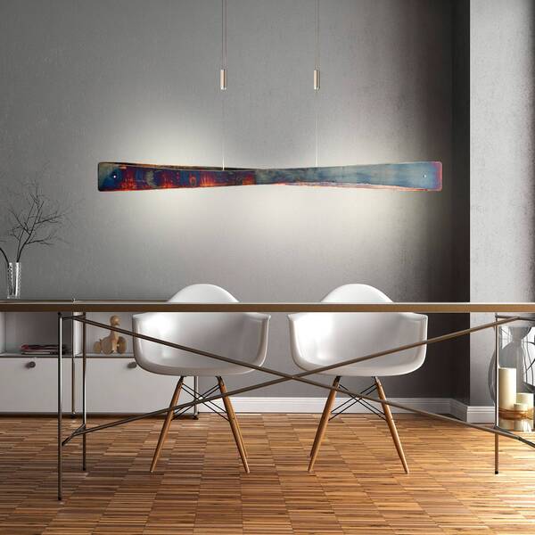  Quitani Quitani Led Pendant Light Lian, Gold Oxidised 