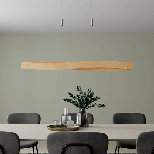  Quitani Quitani Led Pendant Light Lian, Oak/nature 