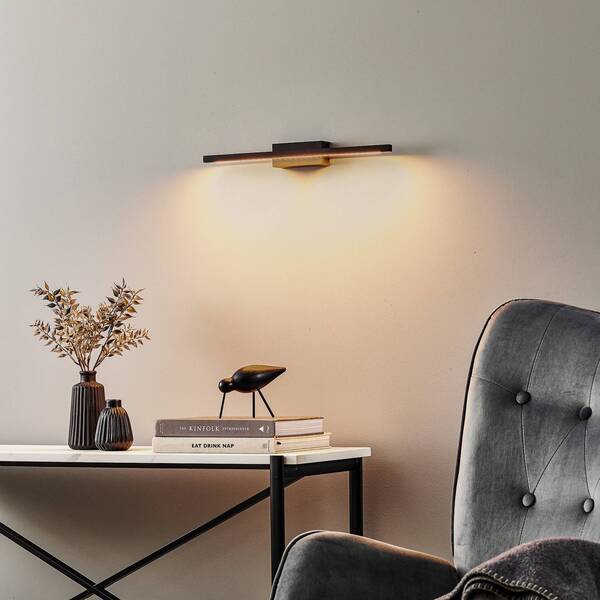  Quitani Quitani Led Wall Lamp Tolu, Black, Width 45 Cm 