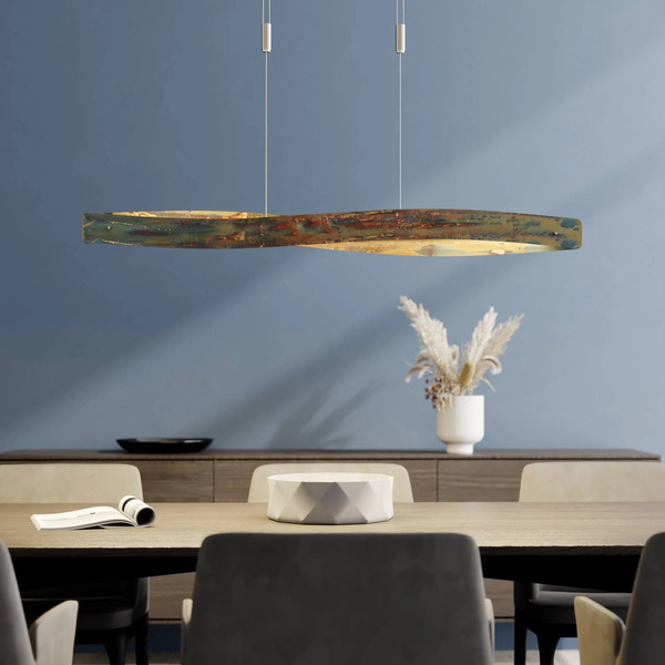  Quitani Quitani Lian Led Pendant Light With Oxidised Surface 