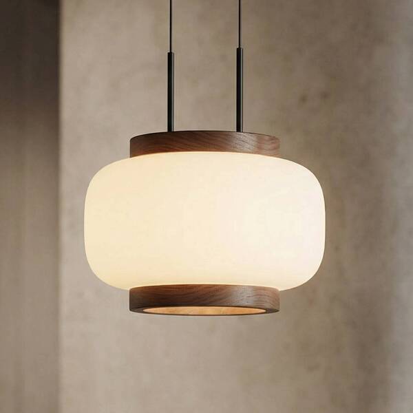  Quitani Quitani Shiro Led Hanging Light, 1-bulb, Height-adjustable, Glass 