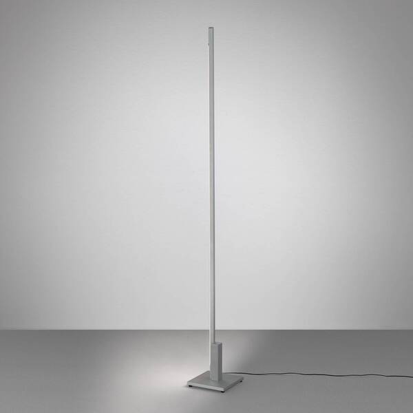  Quitani Quitani Talon Led Floor Lamp, Natural Anodised, Metal, Dimmable 