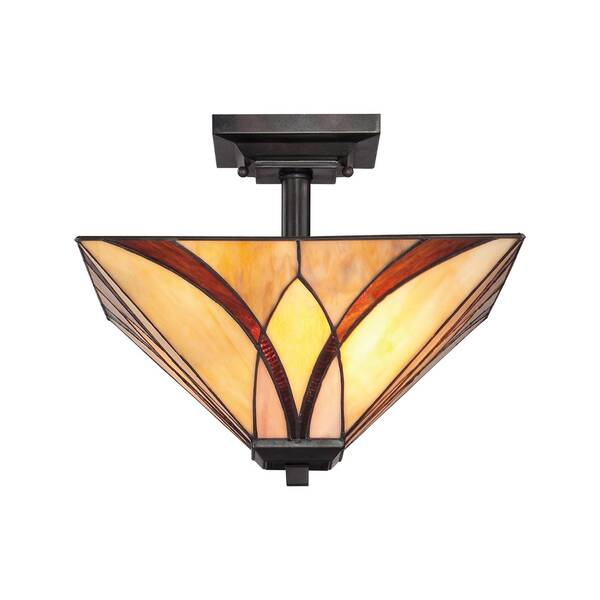  Quoizel Quoizel Asheville Ceiling Light Tiffany Design, 30.5 Cm 