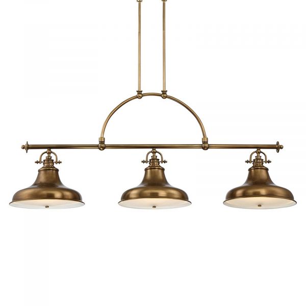  Quoizel Quoizel Emery Hanging Light 3-bulb Brass 