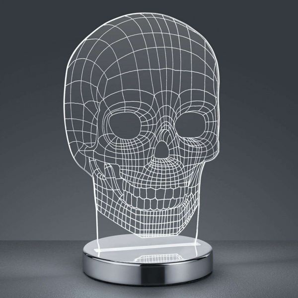  Reality Leuchten Reality Leuchten Adjustable Luminous Colour - Skull Led Table Lamp 