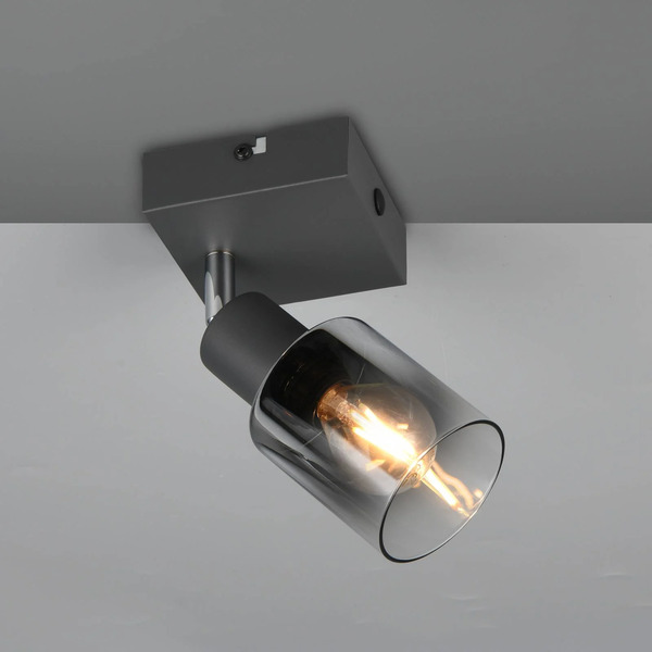  Reality Leuchten Reality Leuchten Cadiz Downlight, 1-bulb, E14, Anthracite 