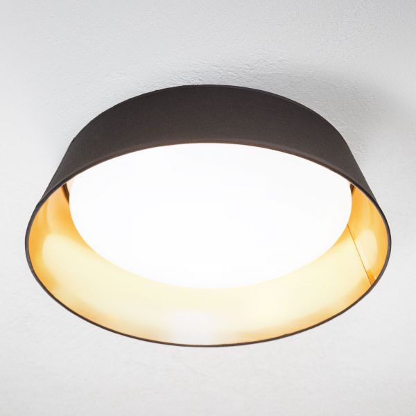  Reality Leuchten Reality Leuchten In Black And Gold - Round Ponts Led Ceiling Lamp 