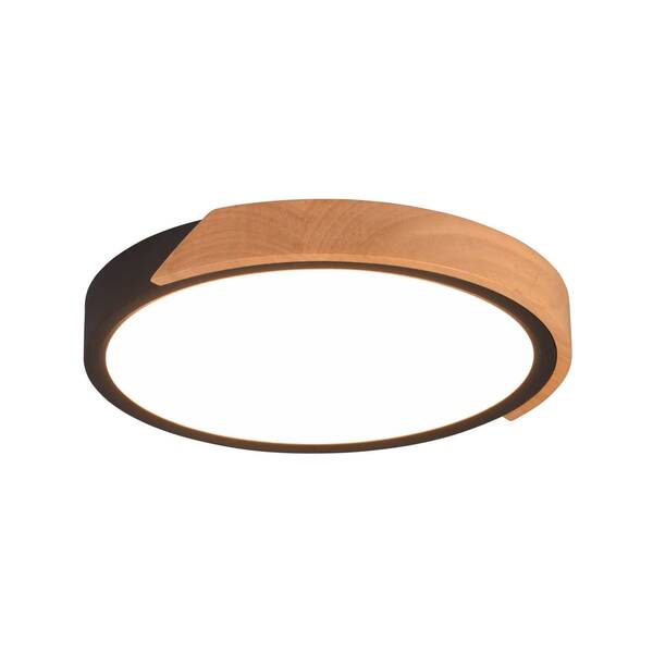  Reality Leuchten Reality Leuchten Jano Led Ceiling Light, ø 31.5 Cm, 3,000 K, Black 