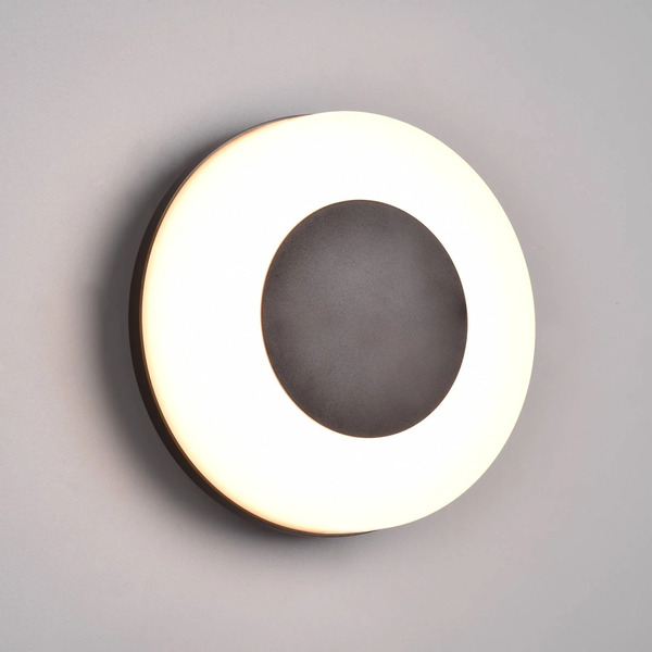 Reality Leuchten Reality Leuchten Led Outdoor Wall Light Morena, Black, Ip54, Cct, Plastic 
