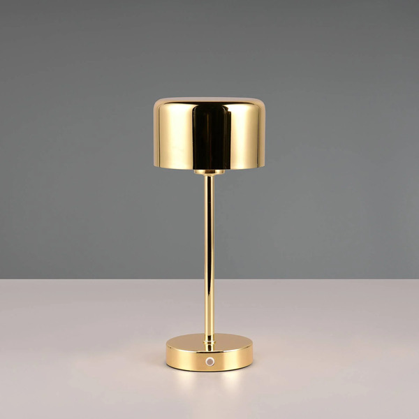  Reality Leuchten Reality Leuchten Led Table Lamp Jeff, Brass, Height 30 Cm, Metal 