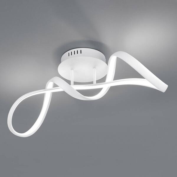  Reality Leuchten Reality Leuchten Perugia Led Ceiling Light, Switch Dimmer, White 