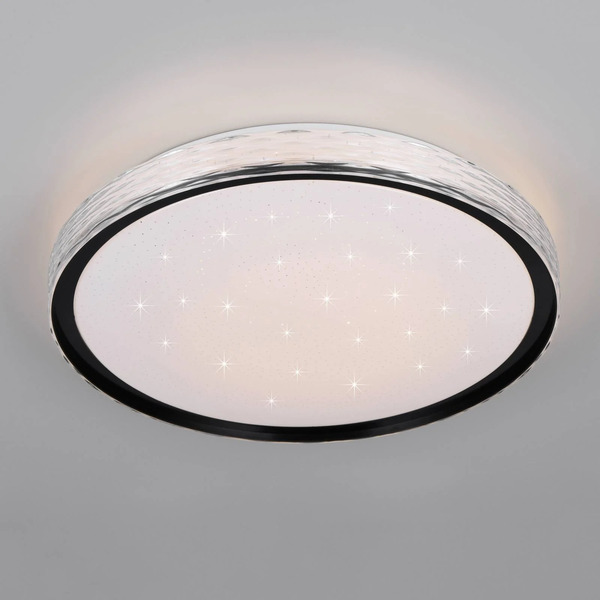  Reality Leuchten Reality Leuchten Varda Led Ceiling Light, Black, ø 39 Cm, Remote Control 
