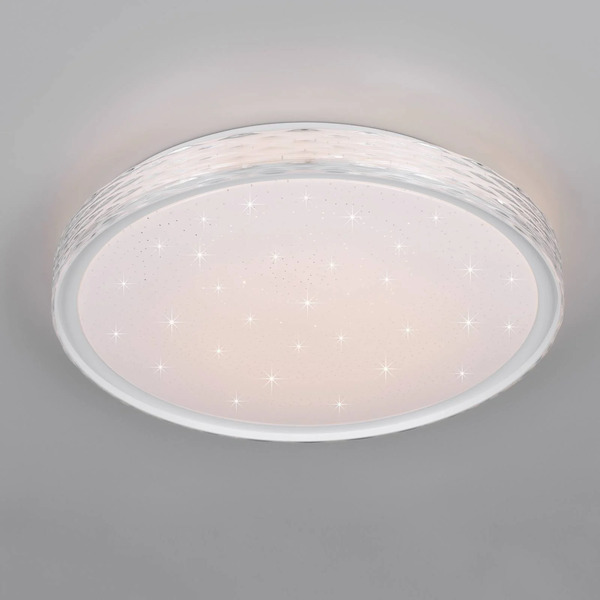  Reality Leuchten Reality Leuchten Varda Led Ceiling Light, White, ø 39 Cm, Remote Control 