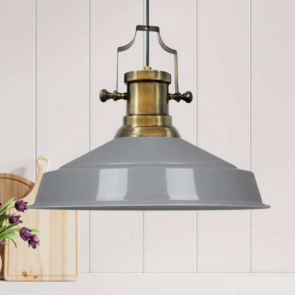  Royaltech Royaltech Augusta Pendant Light, Grey, ø 40 Cm, Metal 