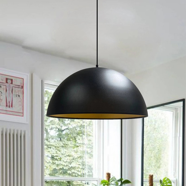  Royaltech Royaltech Lipeo Pendant Light, Black/gold, ø 40 Cm, Metal, E27 