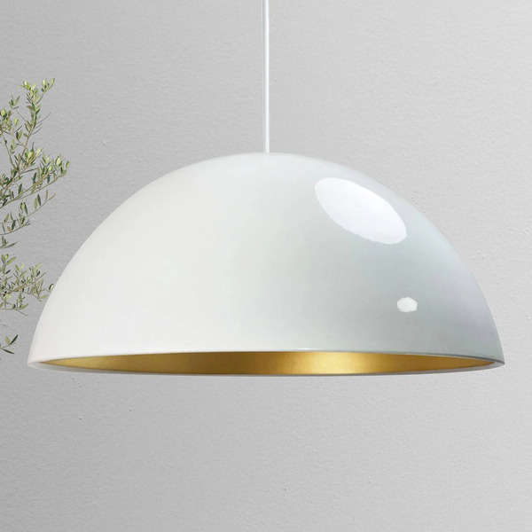  Royaltech Royaltech Lipeo Pendant Light, White/gold, ø 40 Cm, Metal, E27 