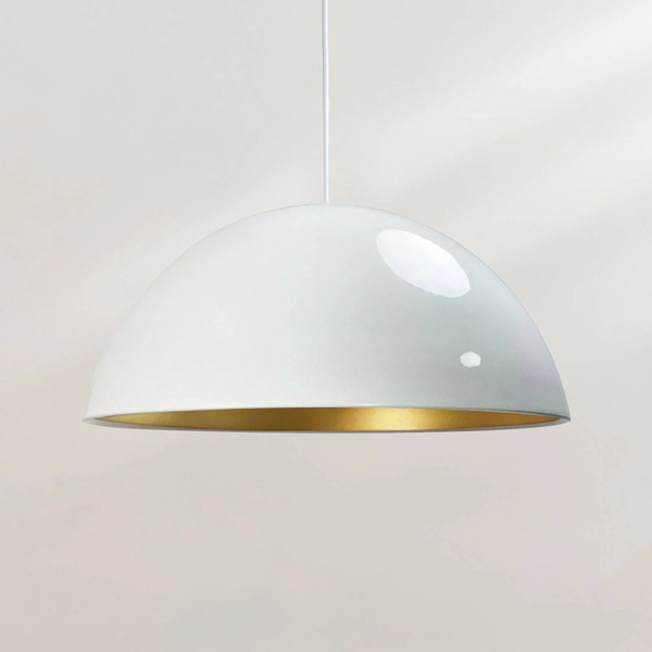  Royaltech Royaltech Lipeo Pendant Light, White/gold, ø 50 Cm, Metal, E27 