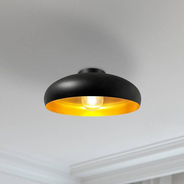 Royaltech Royaltech Olli Ceiling Light, Black/gold ø 40 Cm, Metal, E27 