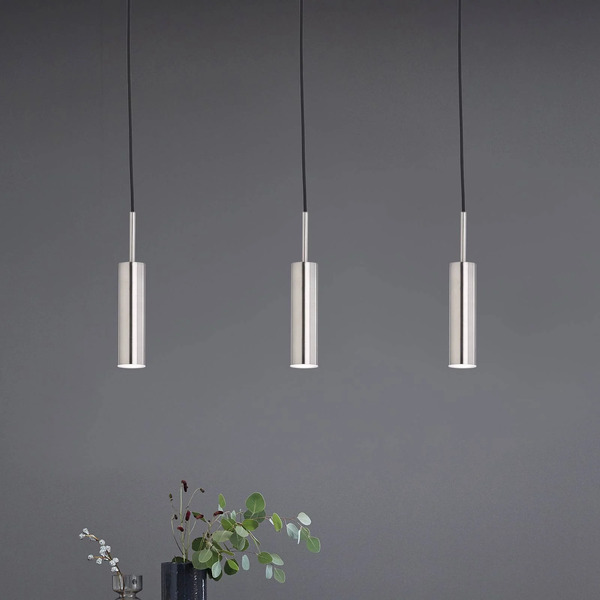  Schöner Wohnen Schöner Wohnen Stina Led Pendant Light 3-bulb Nickel 